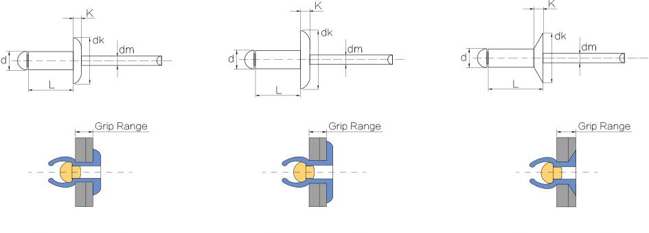 Aluminum rivet