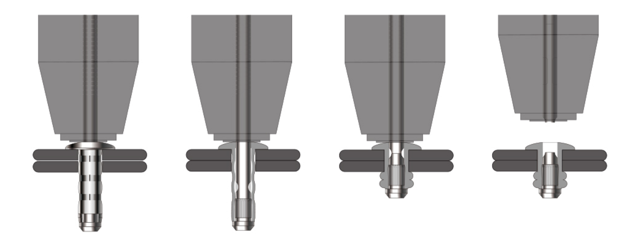 aluminiomu olona dimu pop rivet